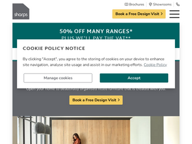 'sharps.co.uk' screenshot