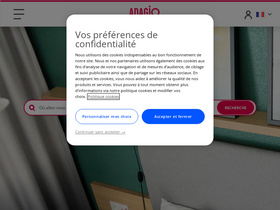 'adagio-city.com' screenshot