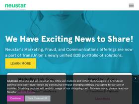 'home.neustar' screenshot