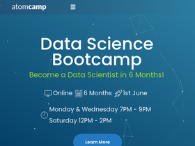 'atomcamp.com' screenshot