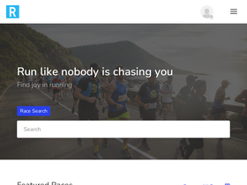 'roadrunning.co.za' screenshot