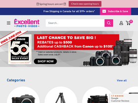 'excellentphoto.ca' screenshot