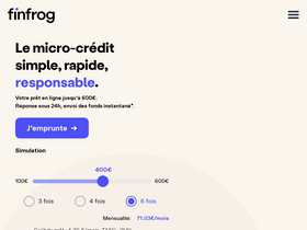 'finfrog.fr' screenshot