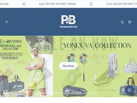 Probadminton website screenshot