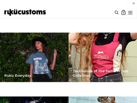 rukucustoms.com homepage screenshot