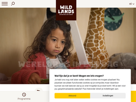 'wildlands.nl' screenshot