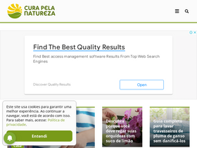 'curapelanatureza.com.br' screenshot
