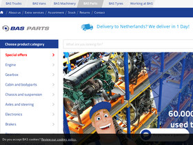 'basparts.com' screenshot