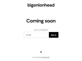 bigonionhead.com homepage screenshot