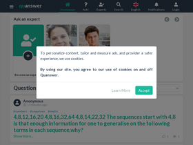 'quanswer.com' screenshot