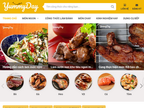 'yummyday.vn' screenshot