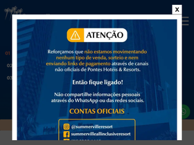 'summervilleresort.com.br' screenshot