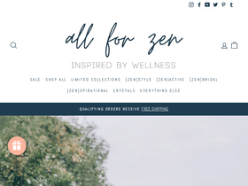 allforzen.com homepage screenshot