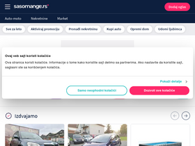 'sasomange.rs' screenshot
