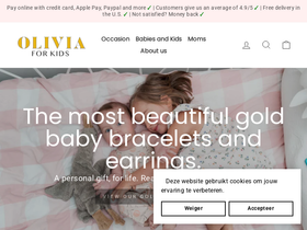 Oliviaforkids homepage screenshot