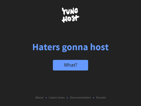 'yunohost.org' screenshot