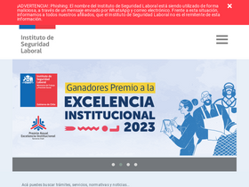 'isl.gob.cl' screenshot