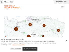 'wegenenverkeer.be' screenshot