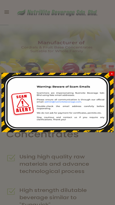 nutrivitebeverage.com