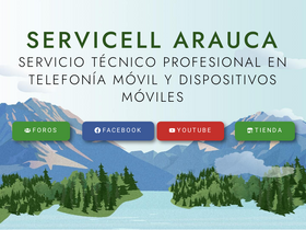 'servicell-arauca.com' screenshot