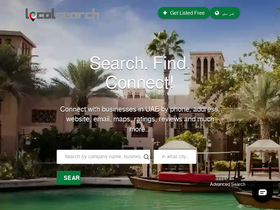 'localsearch.ae' screenshot