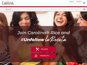 'carolinarice.com' screenshot