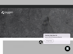 'oxygenclothing.co.uk' screenshot