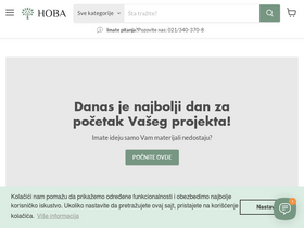 'hoba.rs' screenshot