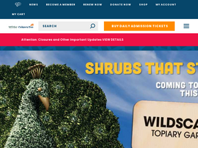 'calgaryzoo.com' screenshot