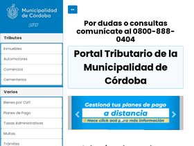 'tributariomuni.gob.ar' screenshot
