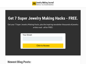 'jewelrymakingjournal.com' screenshot