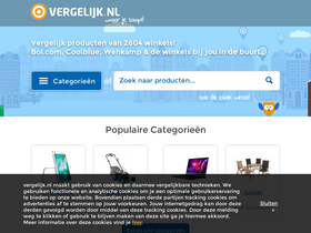 'vergelijk.nl' screenshot