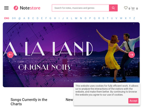 'note-store.com' screenshot