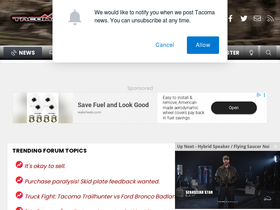 'tacoma4g.com' screenshot