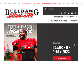'bulldawgillustrated.com' screenshot