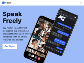 'signal.org' screenshot