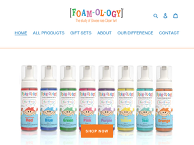 funfoamology.com homepage screenshot