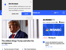 'msnbc.com' screenshot