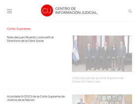'cij.gov.ar' screenshot