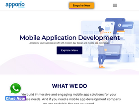 'apporio.com' screenshot