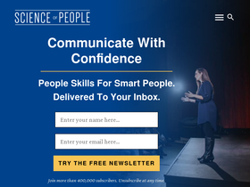 'scienceofpeople.com' screenshot