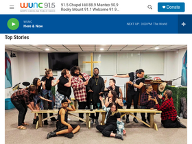 'wunc.org' screenshot