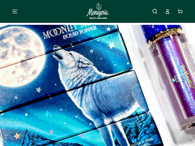 Menageriecosmetics homepage screenshot