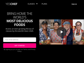 'yeschef.me' screenshot