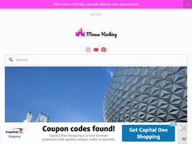 'mousehacking.com' screenshot