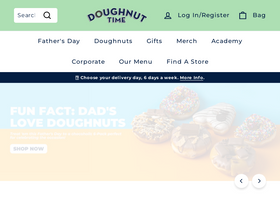 'doughnuttime.co.uk' screenshot