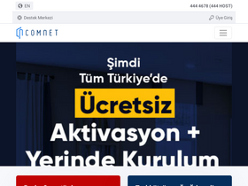 'comnet.com.tr' screenshot