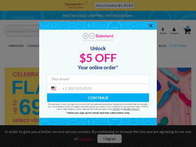 'babeland.com' screenshot