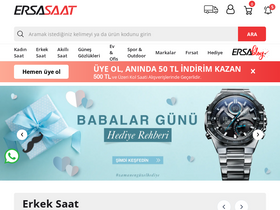 'ersasaat.com.tr' screenshot