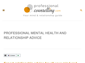 'professional-counselling.com' screenshot